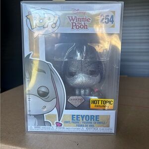 Funko Pop Eeyore Diamond Edition - Silver and Black